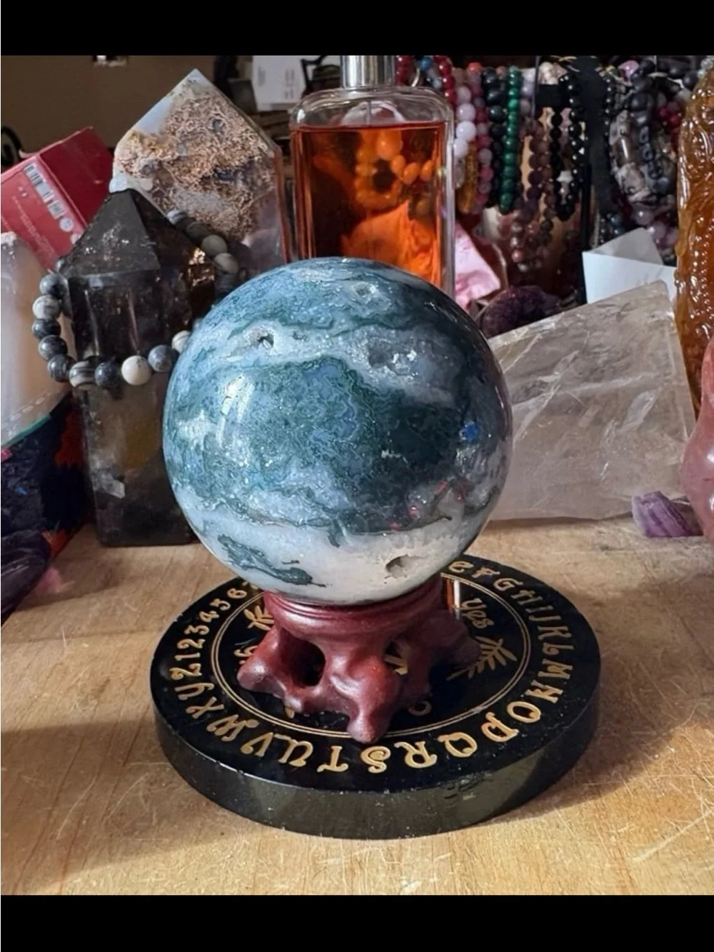 Moss Agate Sphere